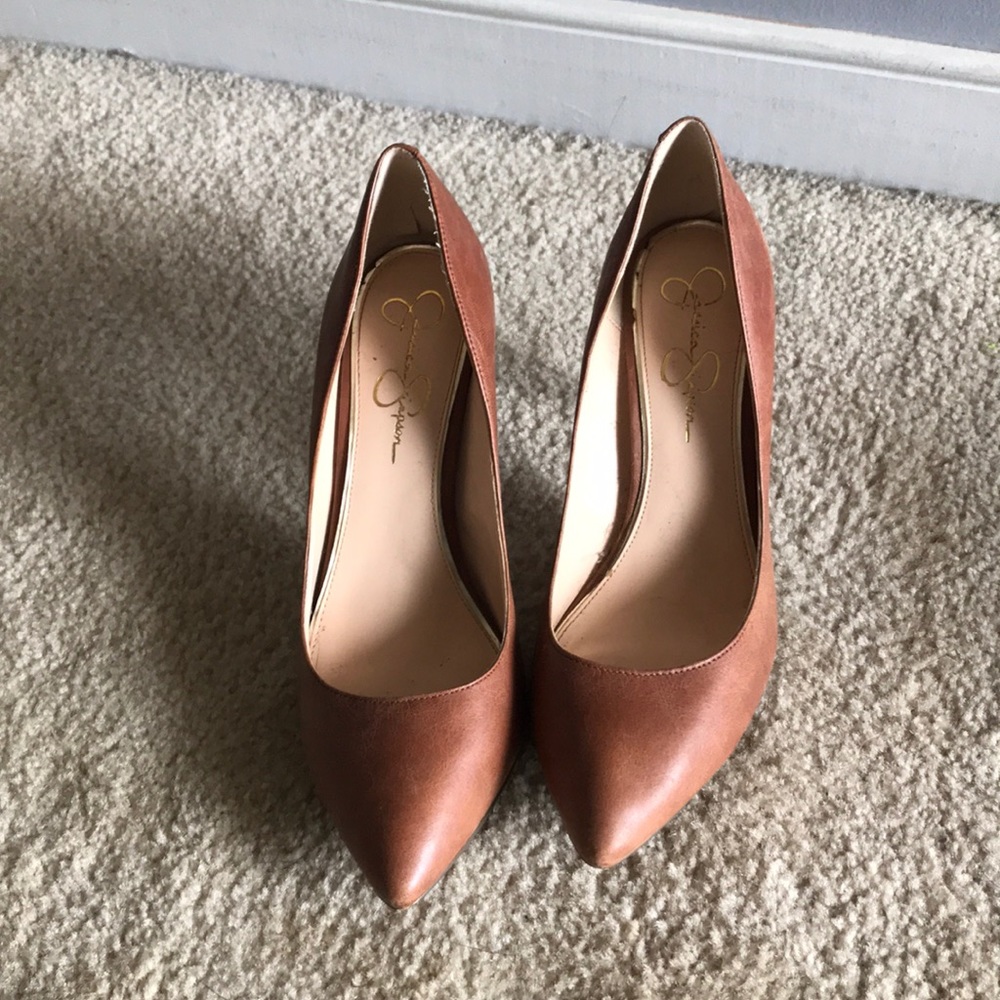 Jessica Simpson Brown Heels